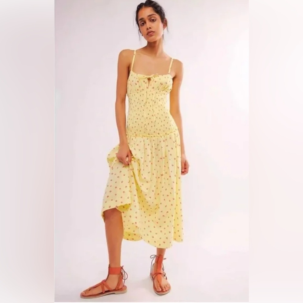 Free People Lavender Daze Dress (strawberry lemon combo)